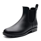 [Tomorrow's star] レインシューズ レディース レインブーツ 雨靴 サイドゴア 晴雨兼用 ブラック 24.5~25.0cm