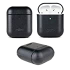 Alto Leather Case Compatible with AirPods Charging Case, Premium Full-Grain Italian Aniline Leather Case Supports Wireless