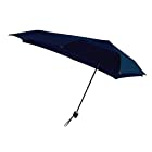 傘 耐風 Senz センズ マニュアル 折りたたみ傘 雨傘 日傘 晴雨兼用 紫外線 UVカット ミッドナイトブルー senz301-MB 91x91cm