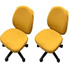[DauStage] 選べる 13色 オフィスチェアカバー 椅子カバー オフィス用 事務椅子 チェアカバー 伸縮素材 マイクロファイバークロス付き 28，カーキ 2脚