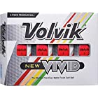 【2020年モデル】ボルビック Volvik VIVID ゴルフボール 1ダース (12球入り) US仕様 ピンク [並行輸入品]