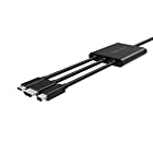 Belkin マルチポート変換ケーブル 会議室ディスプレイ変換 Multiport to HDMI Digital AV アダプタ(USB-C、HDMI、Mini DisplayPort) MacBook Pro 2020対応 B2B169-A