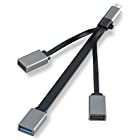 USBCハブアルミニウムUSBCアダプター（USB2.0およびUSB3.0ポート付き）MacBook Pro、XPS、Surface Pro 7、Samsung、ラップトップ、電話、タブレットと互換性があります