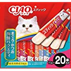 チャオ (CIAO) 猫用おやつ スティック まぐろ・かつお海鮮バラエティ 15グラム (x 20)