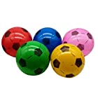 (APOSITV)ボール セット おもちゃ ゴムボール 5個セット 空気入れ付き サッカーボール やわらか 室内 屋外 (10個セット)