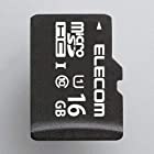 エレコム MF-DMR016GUL microSDHCメモリカード(UHS-I対応) 16GB