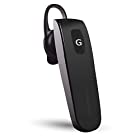 Gigastone D1 Bluetooth 4.1 ヘッドセット 片耳 マイク付き ステレオ A2DP 連続使用最大6時間 スタンドバイ120時間 ハンズフリー通話 ブラック 高音質 Qualcomm製LSI採用 iPhone Android対