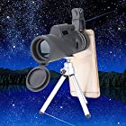 40x60単眼望遠鏡 赤外線望遠鏡 暗視鏡 小型 軽量 コンパクト 夜間調査 スポーツ 旅行 キャンプ ハイキング ハンティング アウトドア活動用 高出力 高性能 高精細 スタンド付き