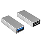 Duttek USB A to USB C 3.1変換アダプタ, 2個セットUSB C (メス) to USB 3.0 (メス)10Gbps高速充電 データ伝送 USB Type C 変換コネクタアダプタ