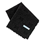 【WEDGWOOD】ウェッジウッド刺繍ハンカチ (ブラック) [綿100％] 婦人 48cm 138192-0201-60