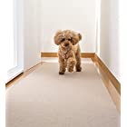 ペットマット ロング型 滑り防止 60X600cm 4mm 犬マット 犬を守る 導く カーペット 保護マット 床暖房対応 撥水 消臭 日本製 (ベージュ)