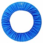 HAMILO フープカバー フラフープ 新体操 保管 運搬 伸縮素材 防水 複数収納 部活 レッスン (ブルー)