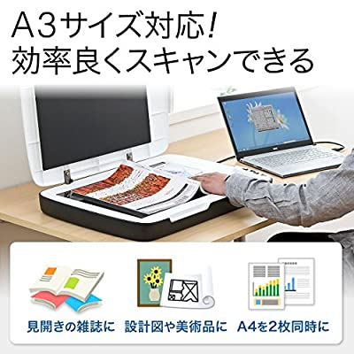 ヤマダモール | サンワダイレクト スキャナー A3/A4対応 高解像度