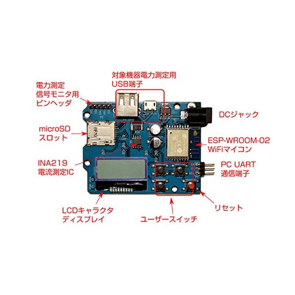 ヤマダモール | ESP-PowerMonitor (USB) - ESP-WROOM-02/WiFi搭載