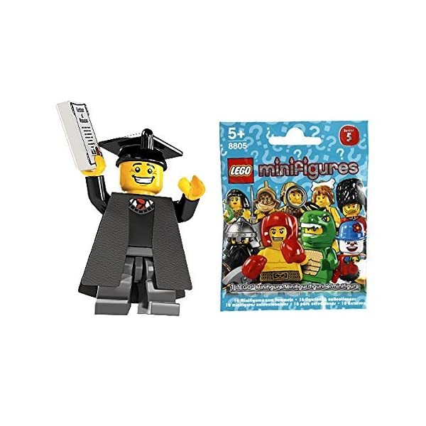 レゴ LEGO WEB限定カラー ミニフィギュア 絶妙なデザイン シリーズ5 学士 Minifigure Series5 8805-1 並行輸入品