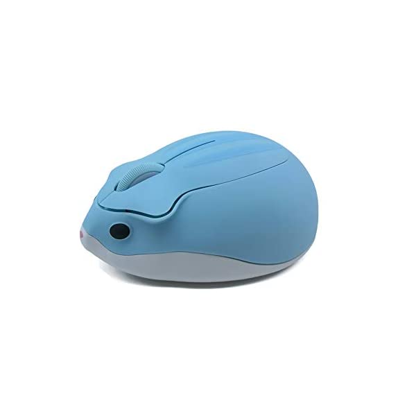 マウス ワイヤレスマウス 2 4ghz 人間工学 高精度 Usb式 小型 持ち運び便利 ハムスターの形 Windowsに対応 ブルー Surface 無線マウス 爆売り Mac ポータブル
