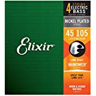 Elixir エリクサー ベース弦 NANOWEB ニッケル Long Scale Light/Medium .045-.105#14077 【国内正規品】