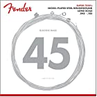 Fender エレキベース弦 7250 Bass Strings, Nickel Plated Steel, Long Scale, 7250M .045-.105