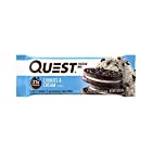Quest Nutrition(クエストニュートリション)プロテインバー クッキー＆クリーム プロテイン21g配合 60g(2.12oz) 12本入 [海外直送品]