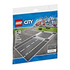 レゴ　LEGO　シティ　ロードプレート　直線+交差点　2枚入り　7280
