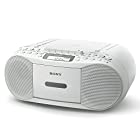 ソニー CDラジカセ レコーダー CFD-S70 : FM/AM/ワイドFM対応 録音可能 ホワイト CFD-S70 W