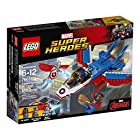 LEGO Super Heroes Captain America 追撃ジェット機 76076 組み立てキット( 160ピース)