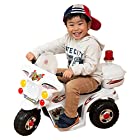 iimono117　電動乗用バイク 白バイ / 乗用玩具 ポリスバイク 電動バイク 男の子 乗り物