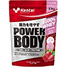 Kentai パワーボディ100%ホエイプロテイン ストロベリー風味 2.3kg