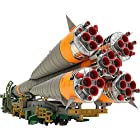 1/150プラスチックモデル ソユーズロケット+搬送列車 1/150スケール PS製 組み立て式プラスチックモデル