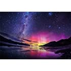 1000ピース ジグソーパズル KAGAYA 銀河の果ての南極光(ニュージーランド)【光るパズル】(50x75cm)