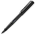 LAMY ラミー 万年筆 EF 極細字 サファリ オールブラック L44-EF 両用式 限定 正規輸入品