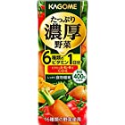 カゴメ たっぷり濃厚野菜 200ml ×24本