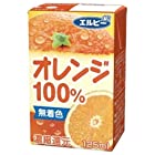 エルビー オレンジ100％ 125ml紙パック×30本入×(2ケース)