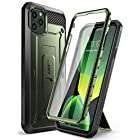 SUPCASE iPhone 11 Pro ケース 2019 液晶保護フィルム 腰かけクリップ付き 米国軍事規格取得 耐衝撃 防塵 全面保護 UBProシリーズ (iPhone11 Pro, メタリック・グリーン)