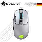 ROCCAT Kain 202 ワイヤレス Titanクリック RGB ゲーミングマウス (光学式 Owl-Eye 16K, サイドボタン, 無線) ホワイト (国内正規品) ドイツデザイン&エンジニアリング ROC-11-615-WE
