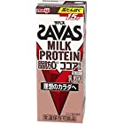 【ケース販売】明治 ザバス(SAVAS) ミルクプロテイン 脂肪 0 ココア風味 200ml×24本入