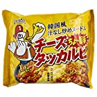 Paldo [韓国 辛麺] 韓国風 汁なし炒め ヌードル チーズダッカルビ 140g ×5袋