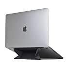 MOBO ノートパソコン スタンド 折りたたみ 貼りつけ式 Macbook Pro など 11.6-15.6インチのノートパソコンまで対応 ORIGAMI STAND ブラック AM-OSLT-BK