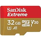 【 サンディスク 正規品 】 microSD 32GB UHS-I U3 V30 書込最大60MB/s Full HD & 4K SanDisk Extreme SDSQXAT-032G-GH3MA 新パッケージ