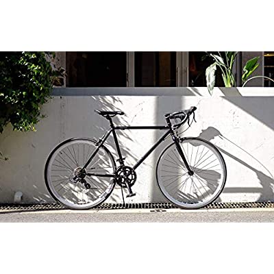 【得価お買い得】RIPSTOP 自転車 ロードバイク RSHR-01 ブラック OU50559 自転車本体