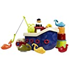 B. toys ゆらゆらフィッシングボート 水遊びおもちゃ13点セット バストイ 6ヶ月~ 正規品
