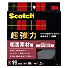 3M スコッチ 超強力両面テープ 粗面素材用 19mm×10m PRO-19