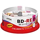 TDK 録画用ブルーレイディスク BD-RE 繰り返し録画用 25GB 1-2倍速 フレームライン/タイトルライン付きディスク 20枚スピンドル BEV25FLA20PUD