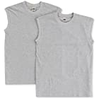 [グンゼ] インナーシャツ G.T.HAWKINS 綿100% サーフシャツ 2枚組 HK10182 メンズ グレーモク 日本M (日本サイズM相当)