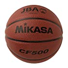ミカサ(MIKASA) バスケットボール 5号 日本バスケットボール協会 検定球 (男子用・女子用・小学生) ミニバスケット 人工皮革 茶 CF500 推奨内圧0.63(kgf/?)