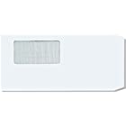 エコエコ窓付き封筒 長６（A４三つ折り）透けない白 エコ窓 耳だしテープ付 ２００枚 給与明細封筒対応