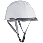 DICプラスチック ヘルメット AA11EVO-CS 透明ひさし・保護シールド面・スチロールライナー付 白/スモーク AA11-CS-HA6E2-A11-WH-S