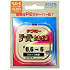 ゴーセン(GOSEN) テクミ― テーパーちから糸(赤) 13m×2本巻き 0.6-6号 GT-490R