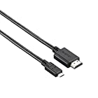 エレコム MHLケーブル 3.0 (HDMI to microB) 2A超急速充電 TVリモコン対応 3m ブラック DH-MHL3C30BK