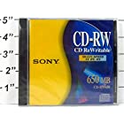 ソニー CD-RW CD 再書き込み可能 マルチスピード 1倍 2倍 4倍 650 MB